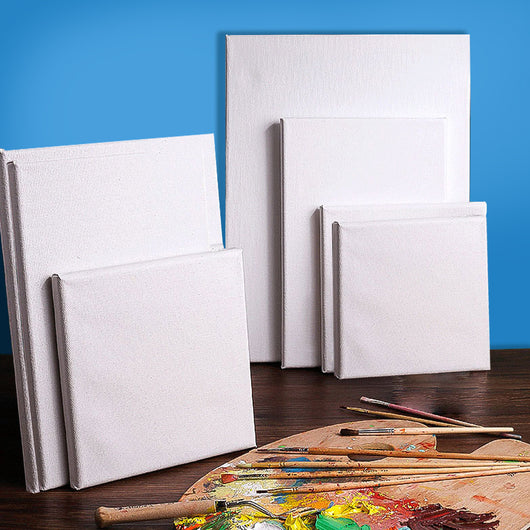 5x Blank Artist Stretched Canvases Art Large White Range Oil Acrylic Wood 40x50