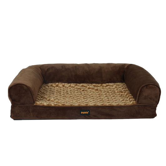 PaWz Pet Bed Sofa Dog Bedding Soft Warm Mattress Cushion Pillow Mat Plush  L