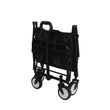 Lambu Garden Trolley Cart Foldable Picnic Wagon Outdoor Camping Trailer Black