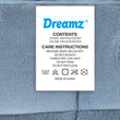 DreamZ Quilt Doona Comforter Blanket Velvet Winter Warm Queen Bedding Blue