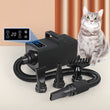 PaWz Pet Grooming Hair Dryer Dog Cat Speed Blower Heater Low Noise 3200W Black