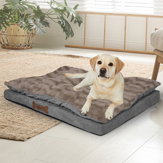 PaWz Dog Calming Bed Pet Cat Removable Cover Washable Orthopedic Memory Foam XL