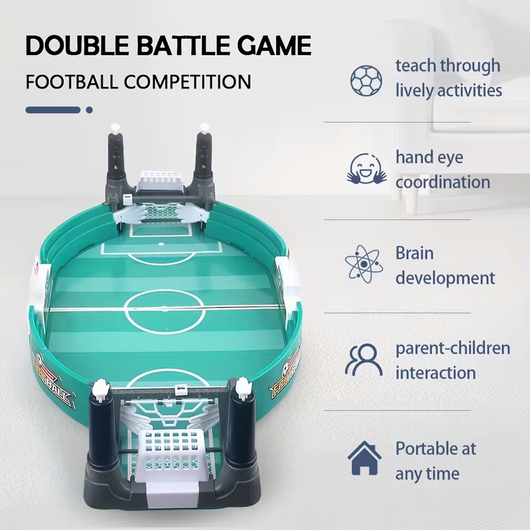 Children's interactive tabletop football game, 5 balls, educational sports tabletop toy, plastic frame, suitable for Valentine's Day, Easter and birthday gifts
