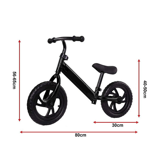 Kids Ride On Push Bike Balance Bicycle with Training Wheels for Toddlers