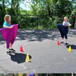 Blue Granny Pants Yard Game for Kids - Durable Outdoor Tossing Activity with Ball and Pump - 60x80cm Fun Backyard Game for Australian Family BBQs