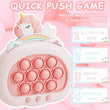 Electronic Fast Push Pop Game - Flamingo Fidget Console with Lights & Sound - 4 Modes Memory & Speed Challenge - Interactive Sensory Toy for Kids 3+ & Travel