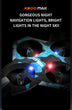 Camouflage Blue 2.4G Remote Control Stunt Fighter Drone  - Manual Toss Launch, One-Key Operation for 360° Flip & Circular Flight, 3-Speed Adjustable Stable Quadcopter with Night Lights