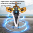 L36 Remote Control Flying Stunt Sword with 360° Flip & One-Key Takeoff - Fully Guarded Propellers and LED Night Lights for Safety & 4-Turbofan High Power Motor (2 Battery Included)