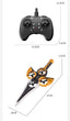 L36 Remote Control Flying Stunt Sword with 360° Flip & One-Key Takeoff - Fully Guarded Propellers and LED Night Lights for Safety & 4-Turbofan High Power Motor (2 Battery Included)