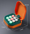 2 Pack Green AI Tic-Tac-Toe Handheld Game Electronic Logic Training Machine with 9 Game Modes and Light-up Buttons for Kids Age 3+ Australian Home Travel