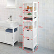 VIKUS Freestanding Tall Cabinet with Standing Shelves and Drawers