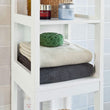 VIKUS Freestanding Tall Cabinet with Standing Shelves and Drawers