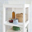 VIKUS Freestanding Tall Cabinet with Standing Shelves and Drawers