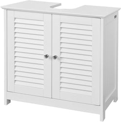 VIKUS Bathroom Cabinet White 58 x 60 x 34 cm
