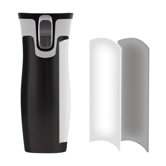 473ml 16OZ Thermal Coffee Hot Water Travel Mug Drink Bottle Flask Autoseal Black