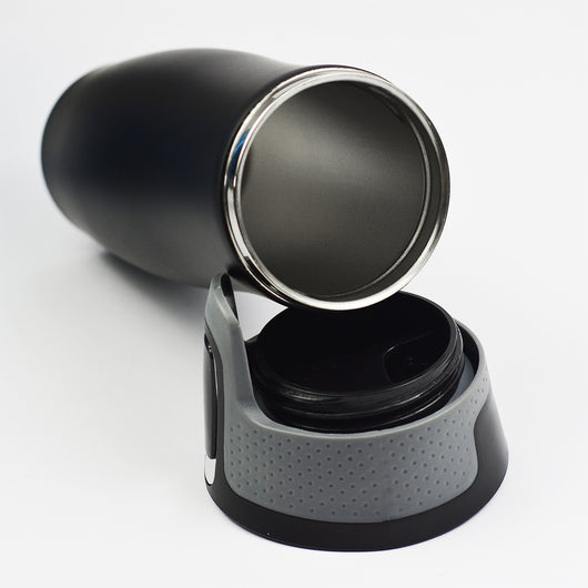 473ml 16OZ Thermal Coffee Hot Water Travel Mug Drink Bottle Flask Autoseal Black