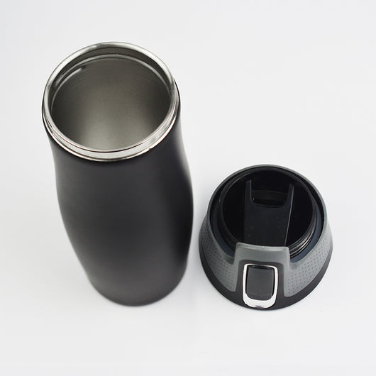 473ml 16OZ Thermal Coffee Hot Water Travel Mug Drink Bottle Flask Autoseal Black