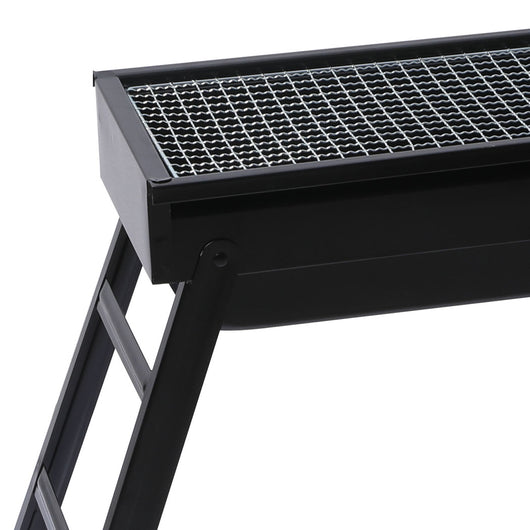 Charcoal BBQ Grill Protable Hibachi Barbecue Outdoor Foldable Camping Picnic Set