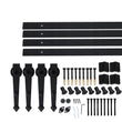 Levede Sliding Barn Door Hardware Track Set 3.66M Antique Classic Roller Kit