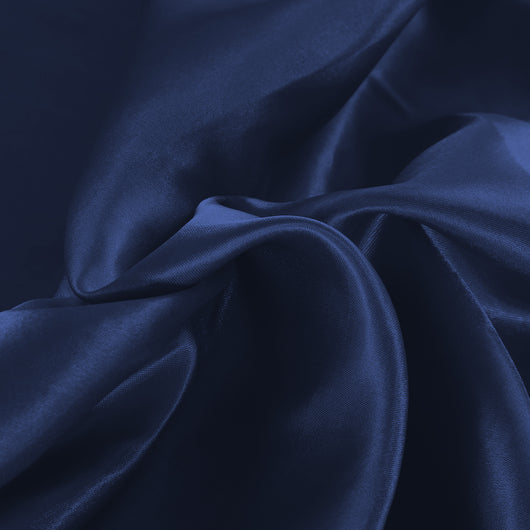 DreamZ Silky Satin Sheets Fitted Flat Bed Sheet Pillowcases Summer Double Blue
