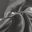 DreamZ Silky Satin Sheets Fitted Flat Bed Sheet Pillowcases Summer King Grey