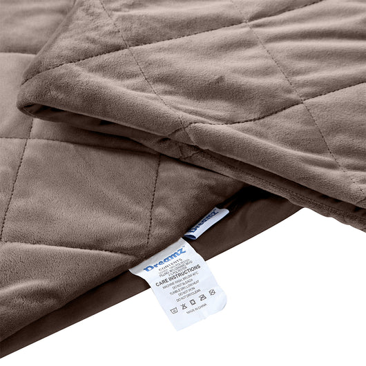 DreamZ 11KG Adults Size Anti Anxiety Weighted Blanket Gravity Blankets Mink