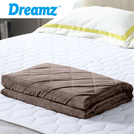 DreamZ 11KG Adults Size Anti Anxiety Weighted Blanket Gravity Blankets Mink