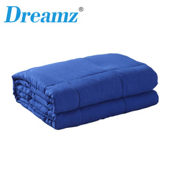 DreamZ Weighted Blanket Heavy Gravity Deep Relax 5KG Adult Double Navy