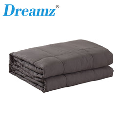 DreamZ Weighted Blanket Heavy Gravity Deep Relax 7KG Adult Double Grey