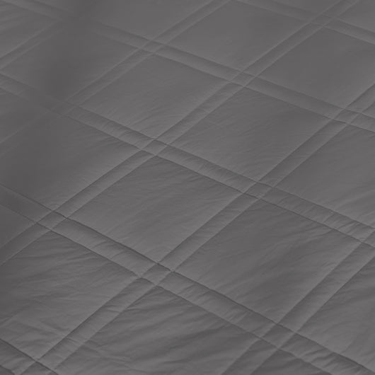 Dreamz Weighted Blanket Cotton Heavy Gravity Adults Deep Relax Relief 9KG Grey