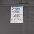 Dreamz Weighted Blanket Cotton Heavy Gravity Adults Deep Relax Relief 9KG Grey
