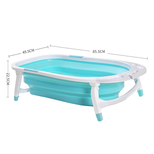 Baby Bath Tub Infant Toddlers Foldable Bathtub Folding Safety Bathing Shower GN