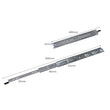 Drawer Slides Runners Locking Full Extension Ball Bearing Pair 75KG 16