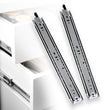 Drawer Slides Runners Locking Full Extension Ball Bearing Pair 75KG 16