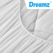 Dreamz Bamboo Pillowtop Mattress Topper Protector Waterproof Cool Cover Double
