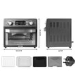 Air Fryer 25L Oven Electric Fryers Kitchen Convection Healthy Free Accessories