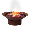 2 IN 1 Steel Fire Pit Firepit Pits Bowl Garden Outdoor Patio Fireplace Heater