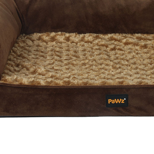 PaWz Pet Bed Sofa Dog Beds Bedding Soft Warm Mattress Cushion Pillow Mat Plush M