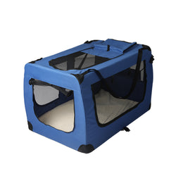PaWz Pet Travel Carrier Kennel Folding Soft Sided Dog Crate For Car Cage Large M
