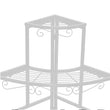 2x Levede Plant Stand Outdoor Indoor Garden Metal 3 Tier Planter Corner Shelf
