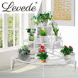 2x Levede Plant Stand Outdoor Indoor Garden Metal 3 Tier Planter Corner Shelf