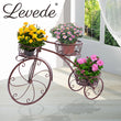 2x Levede Plant Stand Outdoor Indoor Metal Pot Garden Decor Flower Rack Shelf