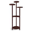 Levede Plant Stand Outdoor Indoor Flower Pots Rack Garden Shelf Black 120CM