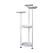 Levede Plant Stand Outdoor Indoor Flower Pots Rack Garden Shelf White 100CM