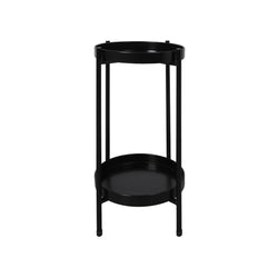 Levede 2 Tier Plant Stand Metal Flower Pot Rack Garden Shelf Outdoor Indoor