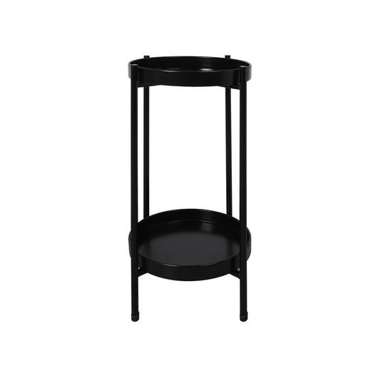 Levede 2 Tier Plant Stand Metal Flower Pot Rack Garden Shelf Outdoor Indoor