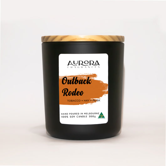 Aurora Outback Rodeo Scented Soy Candle Australian Made 300g