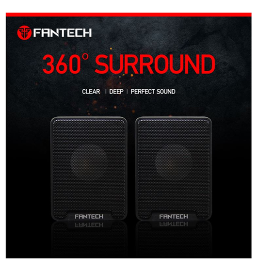 Fantech GS733 Desktop Mini Portable USB 2.0 Wired Multimedia Computer Speaker