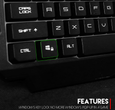 Fantech Wired Keyboard K511 Hunter Pro 104 Keys Gaming Keyboard