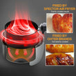 Spector 7L Air Fryer LCD Healthy Cooker Low Fat OilFree Kitchen Oven 1800W White